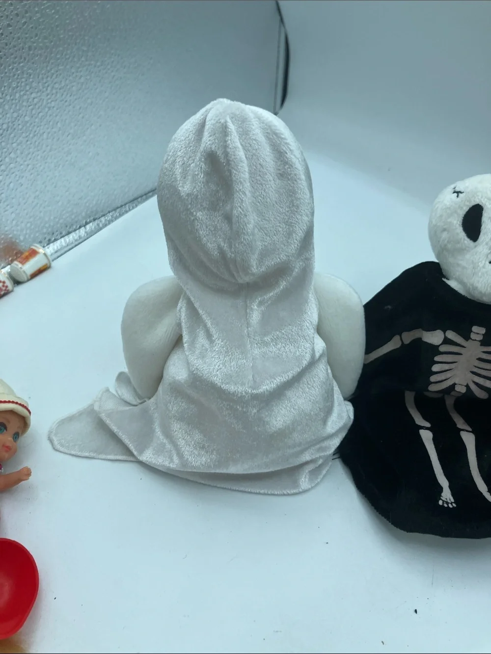 Ty Plush Sheets Ghost and creeper Skeleton Beenie babies Duo - White & Black